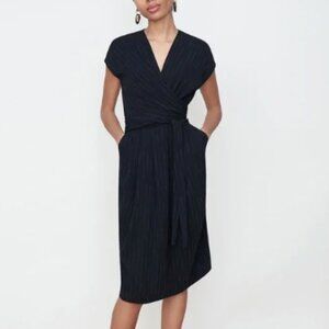 MM Lafleur Noel Dress Pinstripe Size 6
